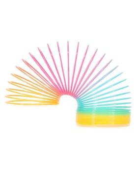 Rainbow Slinky Plastic Toy